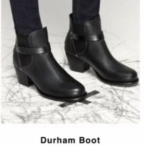 Rag & bone Durham Chelsea boots in black leather, size 39.5